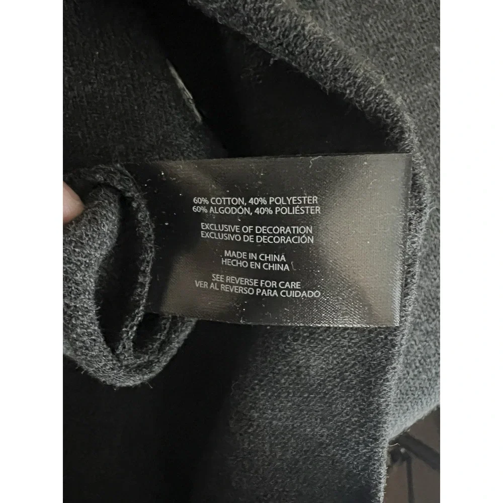 Banana Republic XL Quarter Zip Zipper Pullover Sweater Gray Comfortable Casual
